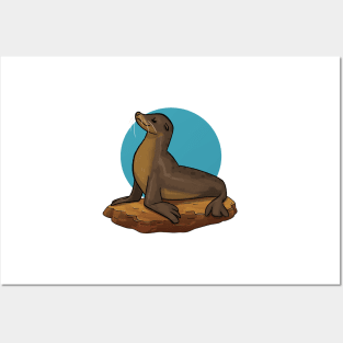 Proud Sea Lion Posters and Art